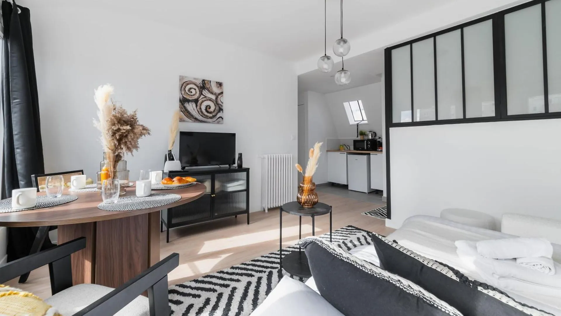 Jolie Studio Loft 35m2 Bien Equipe 4p - 20 아파트 파리